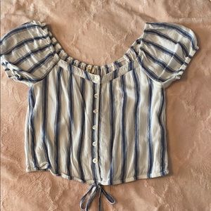 hollister off the shoulder top